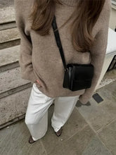 Wool Blends Round Neck Pullover Top Casual Long Sleeve Sweater